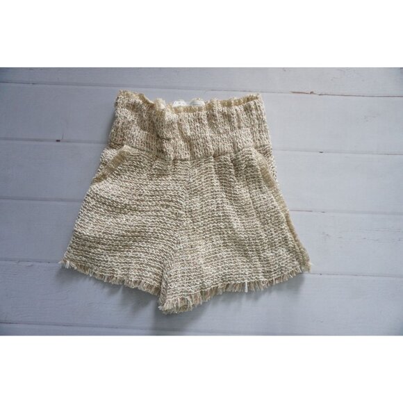 IRO Pants - IRO Women Beige Tweed Shorts – Size EUR 36